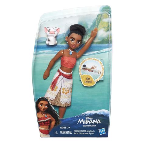 Disney Moana Doll Ocean Explorer Figure Toy Kids Play Wind Up Swimming