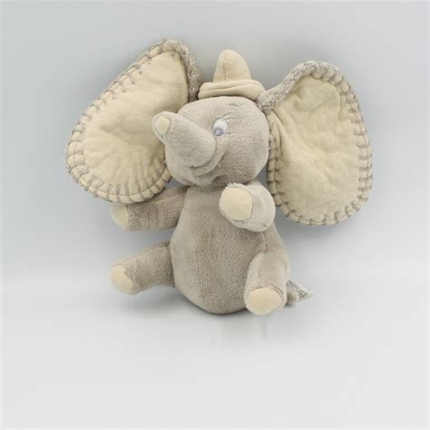 doudou éléphant gris Dumbo NICOTOY