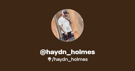 Haydn Holmes Instagram Tiktok Linktree