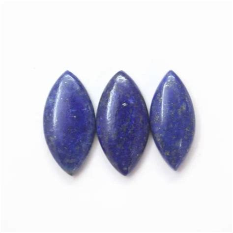 Natural Blue Lapis Lazuli Gemstone Set For Jewelry Shape Marquise At