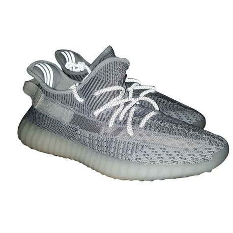 Adidas Yeezy Boost 350 V2 Static Non Reflective White Grey Cloth Ref