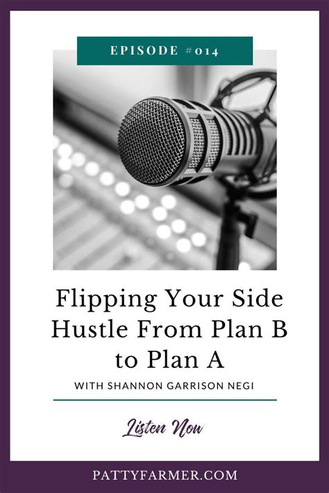 Turn Your Side Hustle Into Your Main Income Source Tune In To The