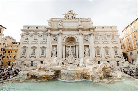 history  art   marvelous fontana  trevi  rome world