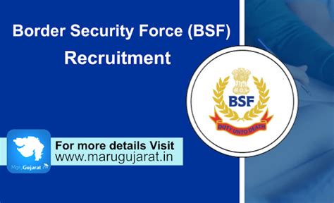 BSF Assistant And Deputy Commandant Recruitment 2024 MaruGujarat In