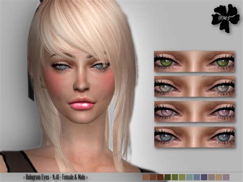 The Sims Resource Hologram Eyes N 41 By Izziemcfire • Sims 4 Downloads