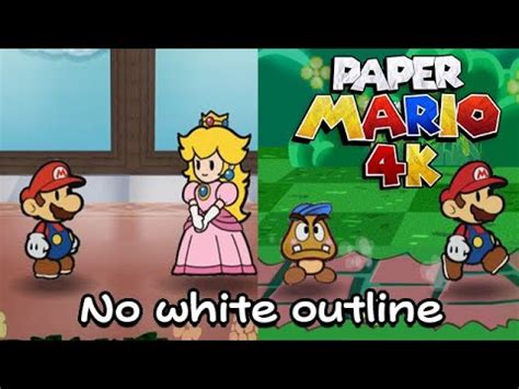 Paper Mario 64 HD 4K Textures Project No White Outlines Beta