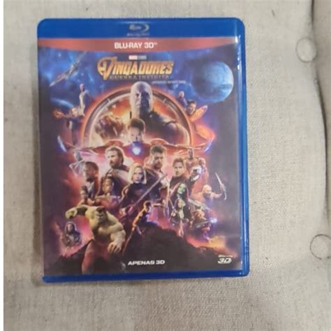 Vingadores Guerra Infinita 3d Blu Ray Shopee Brasil