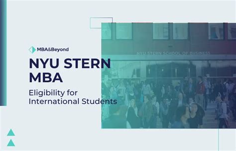 NYU Stern MBA Eligibility : Know what it takes to get admit from NYU ...