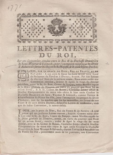 Lettres Patentes Barnebys