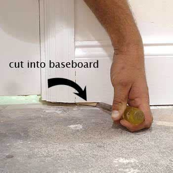 Installing Baseboards Over Uneven Floor Laminate Reportsbad