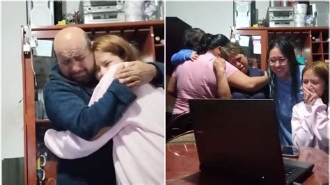 Así fue la emotiva reacción de una joven y su familia al ser aceptada