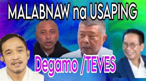 Coach Oli Kay Atty Panelo Lusaw Na Ang Usaping Degamo Kay Teves Youtube