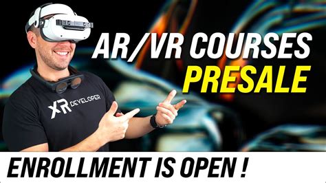 Get Ahead Of The Game Ar Vr Development With My New Xr Courses Youtube