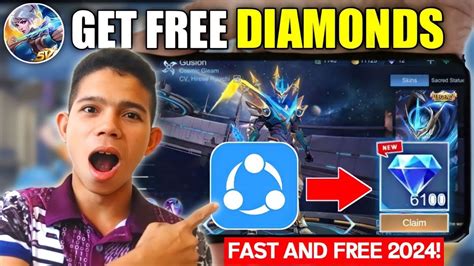 Paano Makakuha Ng Libreng Diamonds Sa Ml Gamit Ang Shareit Youtube