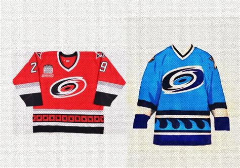 A Hurricanes alternate jersey I designed back in 1999 and the program I ...