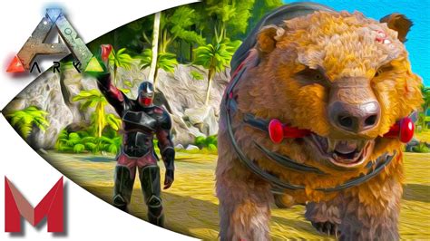 ARK Survival Evolved 120 Dire Bear Taming And Training S3E89