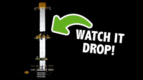 Motorized Lego Technic Drop Tower Ride Youtube