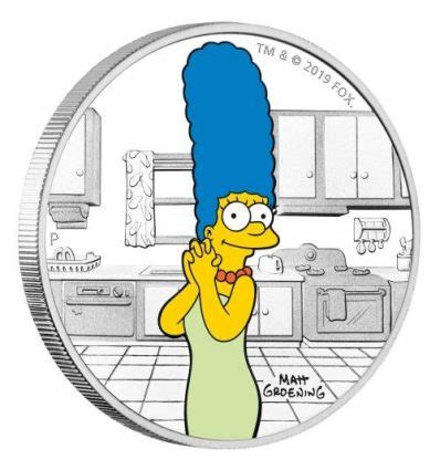 Marge Simpson 2019 1 Onza Plata Monedas Lamasbolano