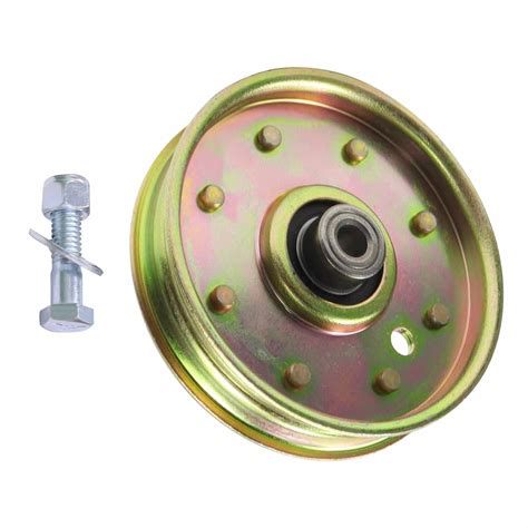 Amazon NICHEFLAG 756 1229 Flat Idler Pulley Replaces 1 8585 23966