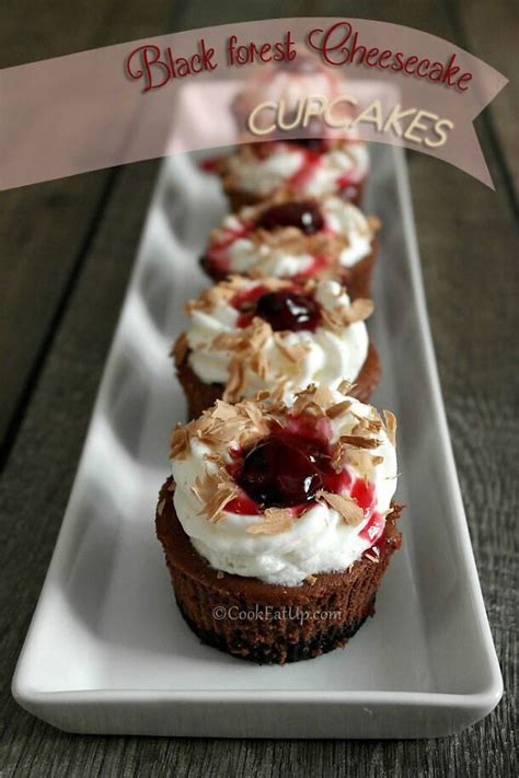 Black Forest Cheesecake Cupcakes ⋆ Cook Eat Up