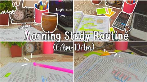 Morning Study Routine Silent Vlog Eating Online Class Unboxing