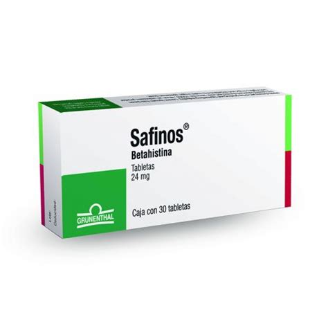 Safinos 24 Mg Caja Con 30 Tabletas Comparamed