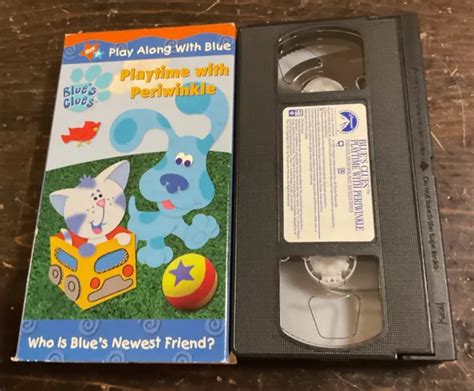 Blues Clues Playtime With Periwinkle Vhs Nick Jr Classic 7952 The