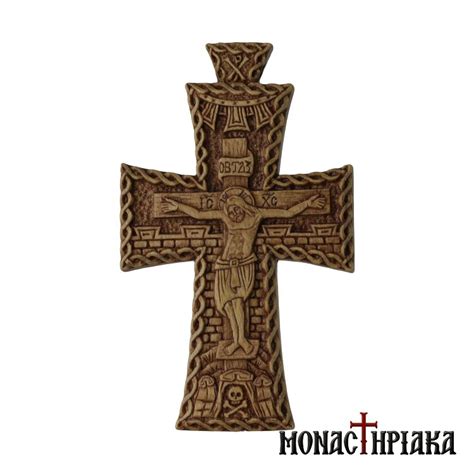 Hand Carved Wooden Cross Monastiriaka