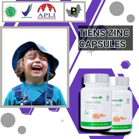 Jual Tiens Zinc Kapsul Original Tiens Suplemen Multivitamin Hormon