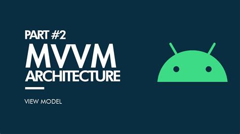 Mvvm Architecture Android Kotlin View Model Youtube