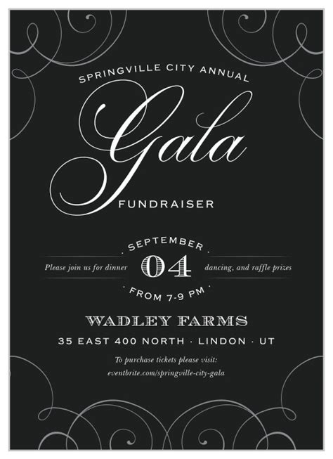 Gala Invitations Corporate Event And Dinner Invitations