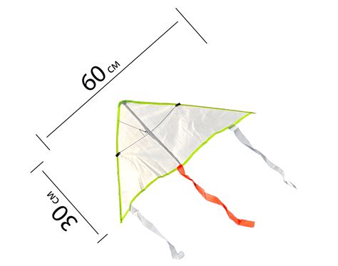 Треугольник 30x60, белый воздушный змей для раскраски купить в Москве в ...