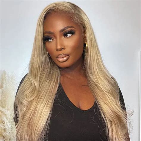 Ash Blonde Body Wave X Frontal Wigs Recool Hair