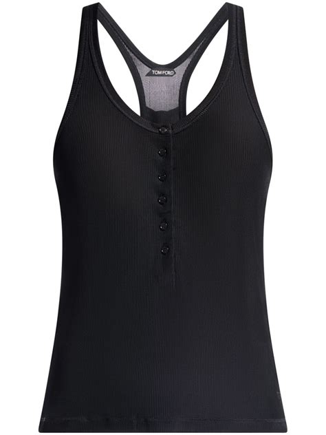 TOM FORD Ribbed Jersey Tank Top Farfetch