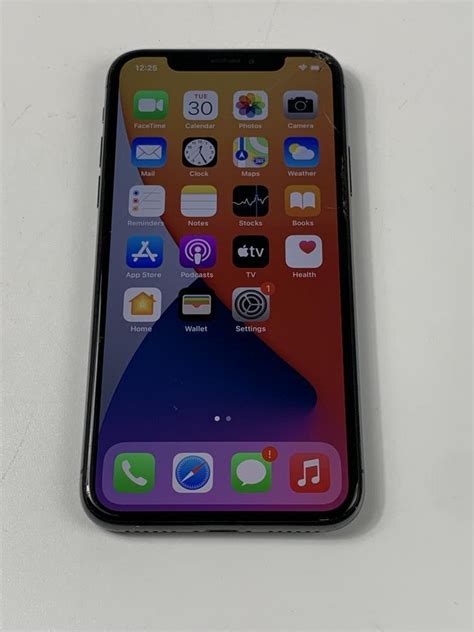 Apple IPhone X 256GB A1901 Space Gray Unlocked Smartphone Broken