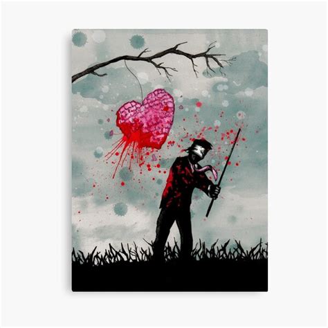 Broken Heart Canvas Prints | Redbubble