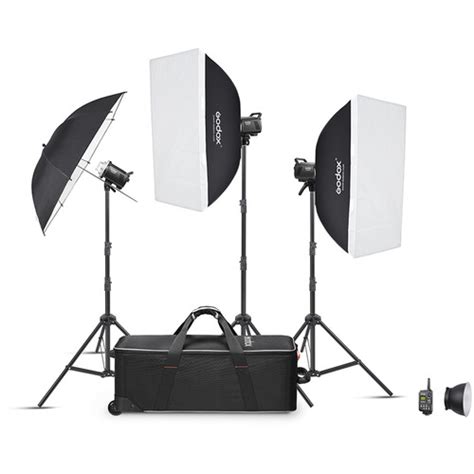 Godox Ms V Studio Flash Monolight Light Kit Ms V D B H