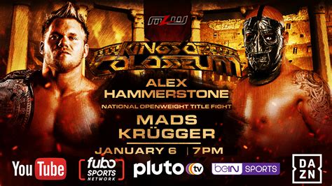 Mlw Touts National Openweight Title Match For Kings Of Colosseum Next