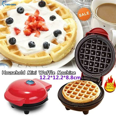 Mini Waffle Maker Suministros De Cocina Antiadherente Para Hornear