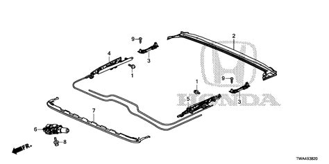 Honda Accord Link Assy R Sunroof Body Slide 70300 TVA A21