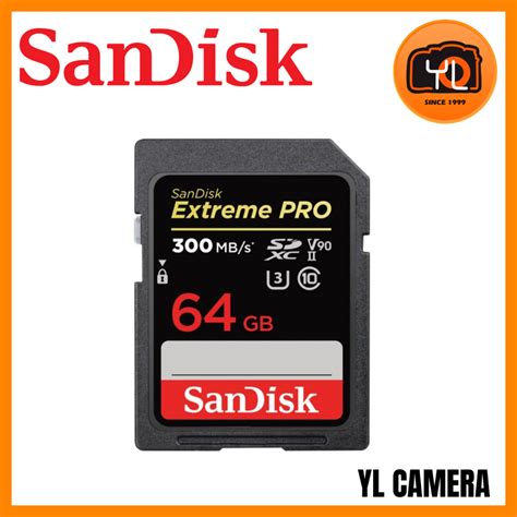 Sandisk Extreme Pro 300mbs Sd Card 32gb 64gb 128gb Sdsdxdk Shopee Malaysia