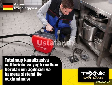 Kanalizasiya təmizləmə xidməti Ustalar az