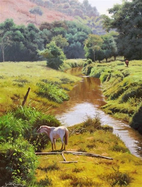 Arte Y Actividad Cultural Cuadros Al Leo De Paisajes Rurales