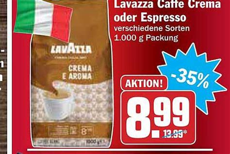 Lavazza Caffe Crema Oder Espresso Angebot Bei Aez