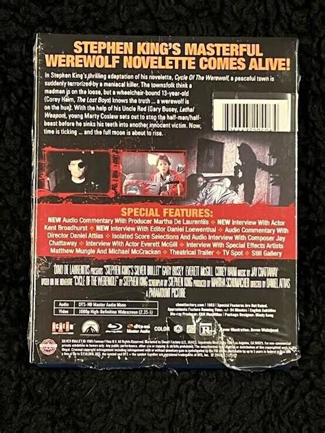 Stephen King S Silver Bullet Blu Ray With Slipcover Scream Factory