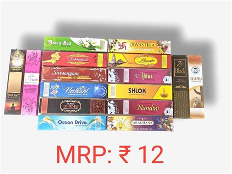 Bleached Kraft Paperboard Printed Incense Stick Box At Rs 1 07 Piece In