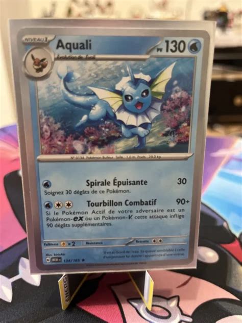 CARTE POKEMON AQUALI 134 165 HOLO EV3 5 Ecarlate Et Violet MEW 151 FR