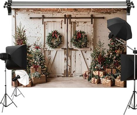 Amazon Kate X Ft X M Christmas Backdrop Brick Wall Wooden