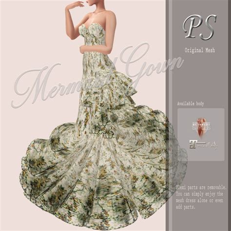 Second Life Marketplace ~ps~ Mermaid Gownygreen