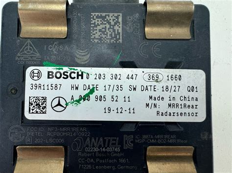 2018 2021 Bosch Radar Sensor Mercedes 39R11589 OEM EBay